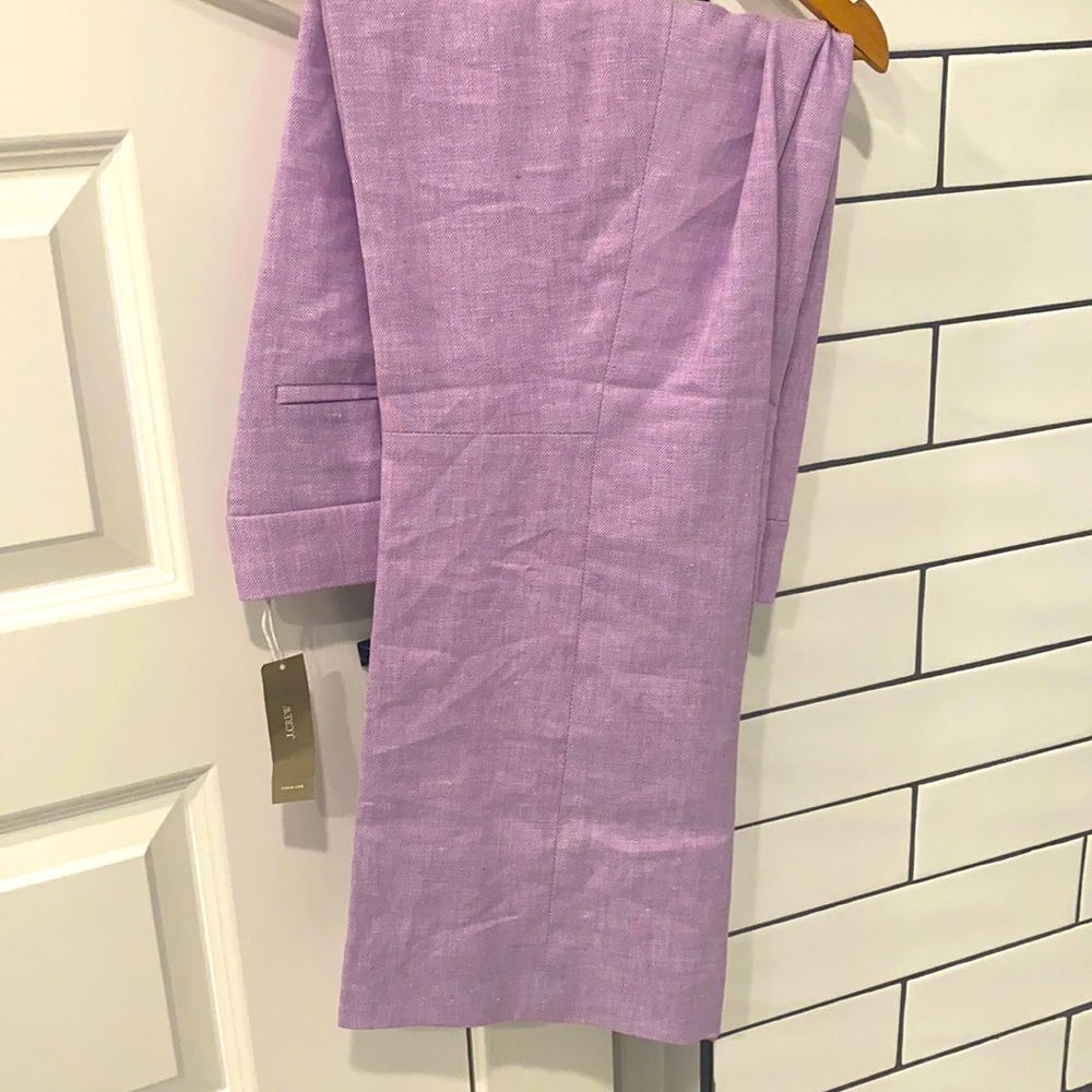 Linen lilac jcrew pants size 6
